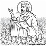 Plague Minister: St. John Eudes Coloring Page