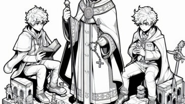 From Ireland to Rome: St. Kilian's Journey Coloring Pages