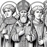 Franconian Evangelist: Saint Kilian Coloring Book