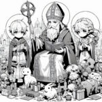 Papal Missionary: Saint Kilian of Franconia Coloring Book