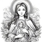 Young Martyr: Saint Maria Goretti Coloring Pages