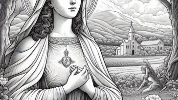 Purity and Forgiveness: St. Maria Goretti Coloring Book
