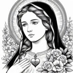 Courage of Innocence: Saint Maria Goretti Coloring Book