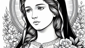 Courage of Innocence: Saint Maria Goretti Coloring Book