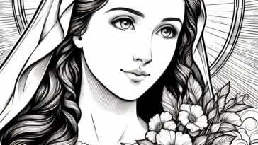 Little Saint of Mercy: St. Maria Goretti Coloring Pages