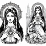 Heroic Forgiveness: St. Maria Goretti Coloring Pages