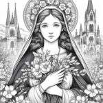 Young Saint's Sacrifice: Maria Goretti Coloring Book