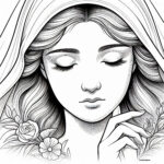Guardian of Virtue: St. Maria Goretti Coloring Pages
