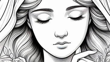 Guardian of Virtue: St. Maria Goretti Coloring Pages