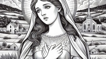 Child's Faith: Saint Maria Goretti's Life Coloring Book