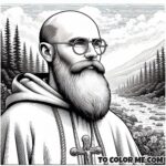 Immaculata's Champion: Maximilian Kolbe Coloring Book