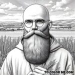 WW2 Saint: St. Maximilian Kolbe Coloring Pages