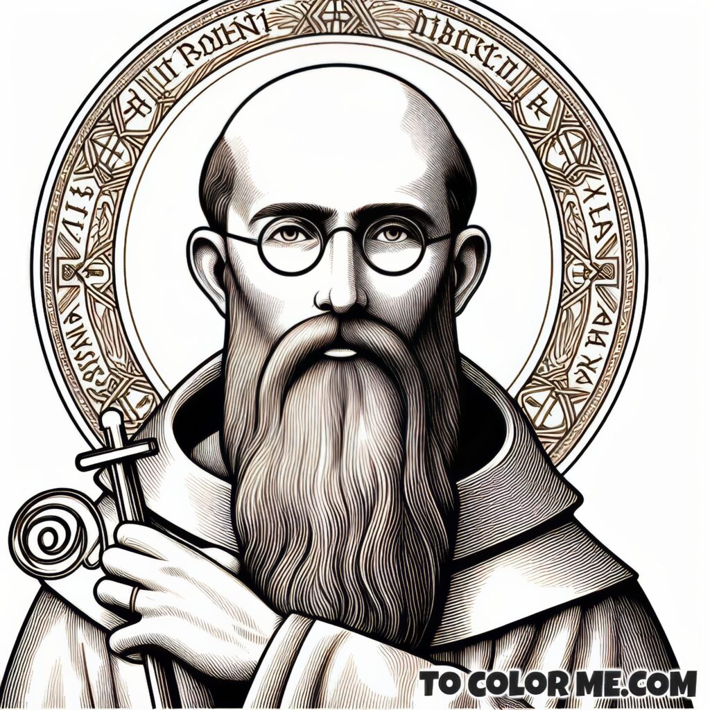 Marian Devotee: Maximilian Kolbe Coloring Book