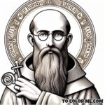 Marian Devotee: Maximilian Kolbe Coloring Book