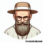 Mary's Warrior: Maximilian Kolbe Coloring Book