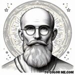 Prisoner's Intercessor: Maximilian Kolbe Coloring Book