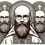 Auschwitz Victim: St. Maximilian Kolbe Coloring Pages
