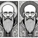 Purity and Martyrdom: St. Maximilian Kolbe Coloring Pages