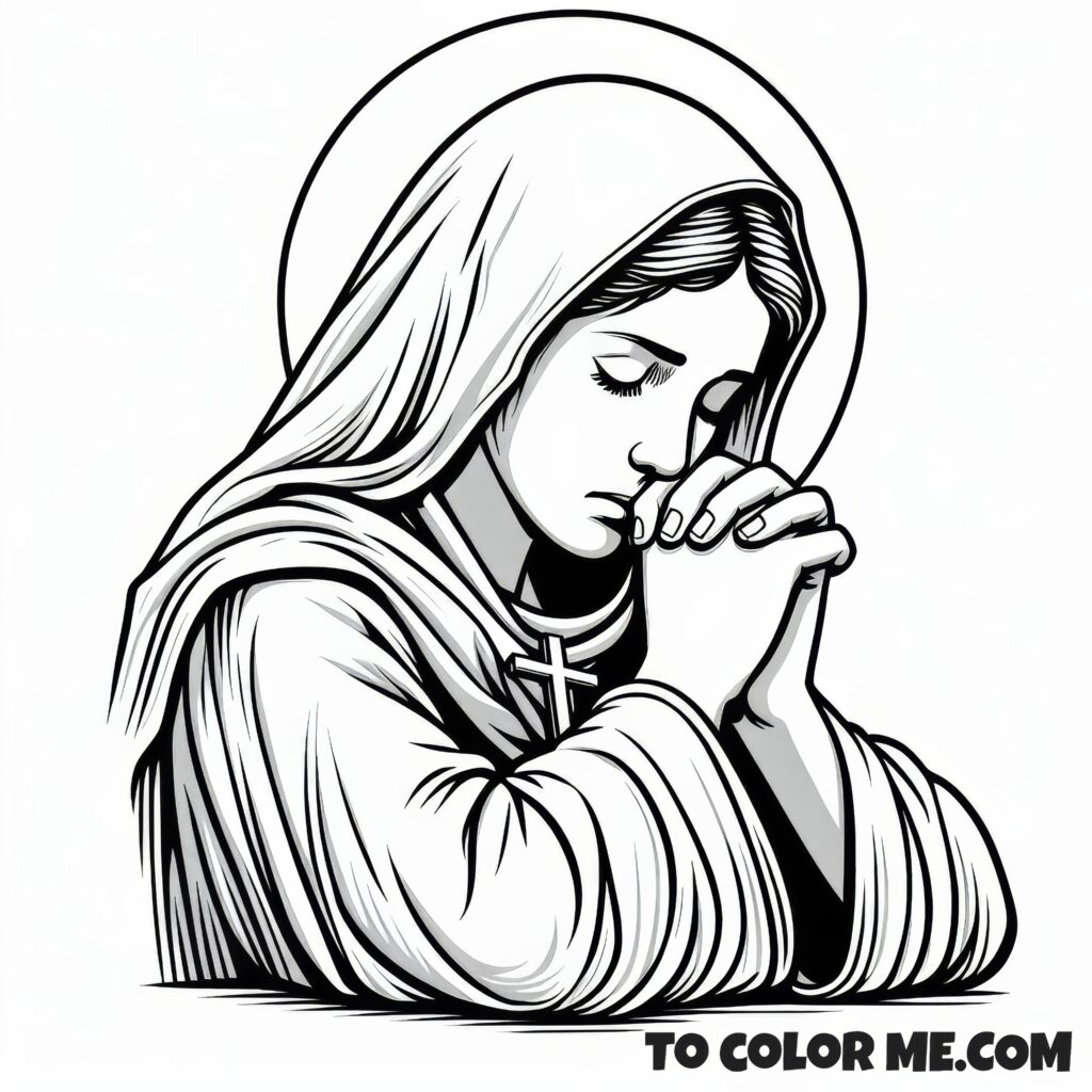 Faithful Mother: St. Monica Praying Activity