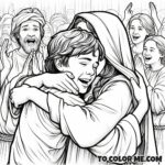 Persevering Prayer: St. Monica Coloring Sheet