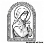 Son's Repentance: Augustine and Monica Sheet