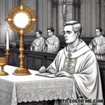 Liturgical Reformer: Pope Pius X Coloring Activity
