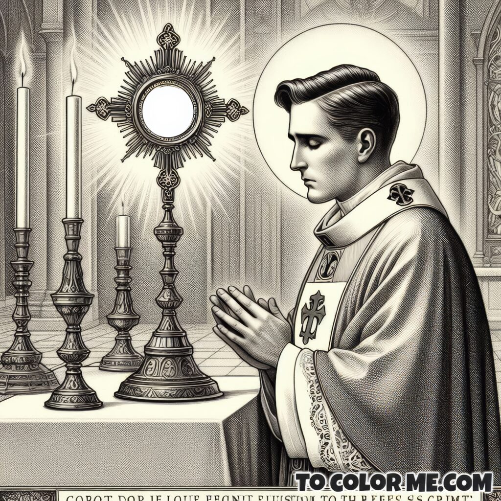 Anti-Modernist Saint: Pius X Coloring Page