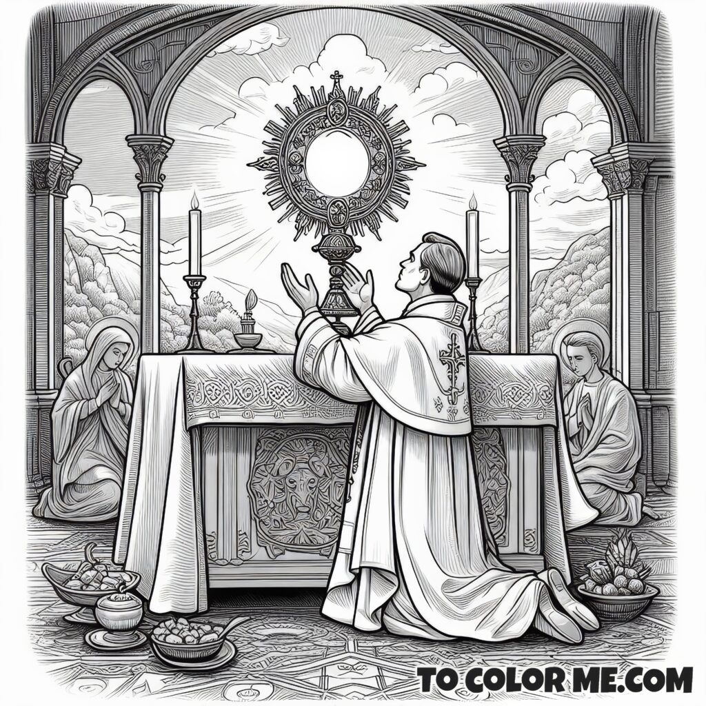 Frequent Communion Advocate: Pope Pius X Coloring