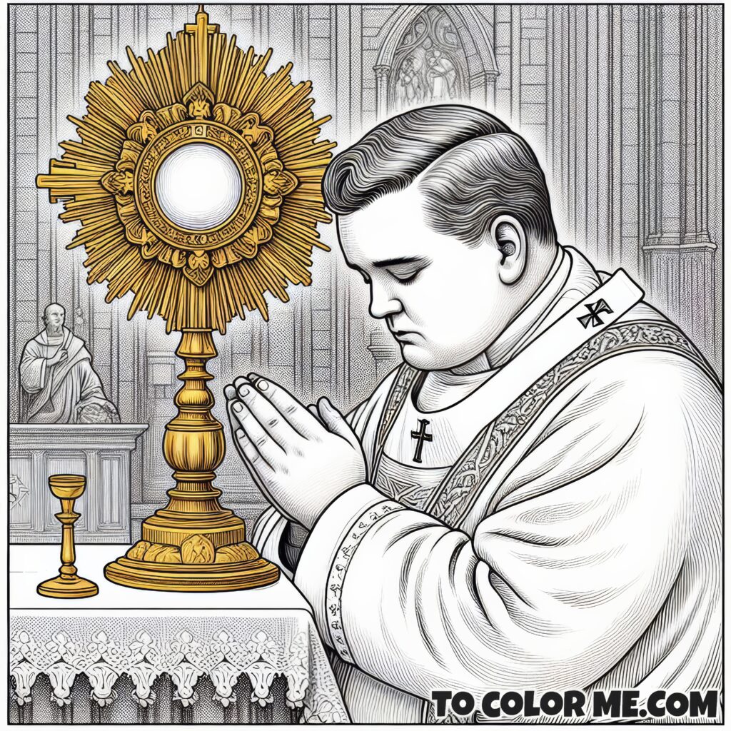 Catechism Reformer: St. Pius X Coloring Page