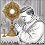 Catechism Reformer: St. Pius X Coloring Page