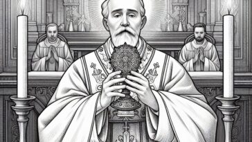 Holy Father Pius X: Saintly Coloring Sheet