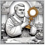 Papal Reformer: St. Pius X Coloring Activity