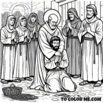 Slave Liberator: St. Raymond Coloring Activity