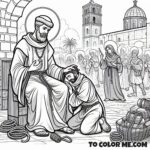 Merciful Hostage: St. Raymond Coloring Sheet