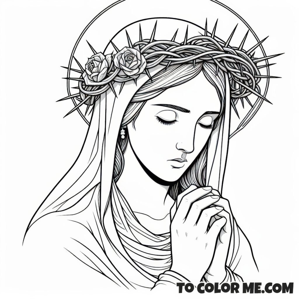 Latin American Saint: Rose of Lima Sheet