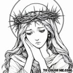 New World Saint: St. Rose Coloring Page