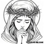 Pious Beauty: Saint Rose Coloring Activity
