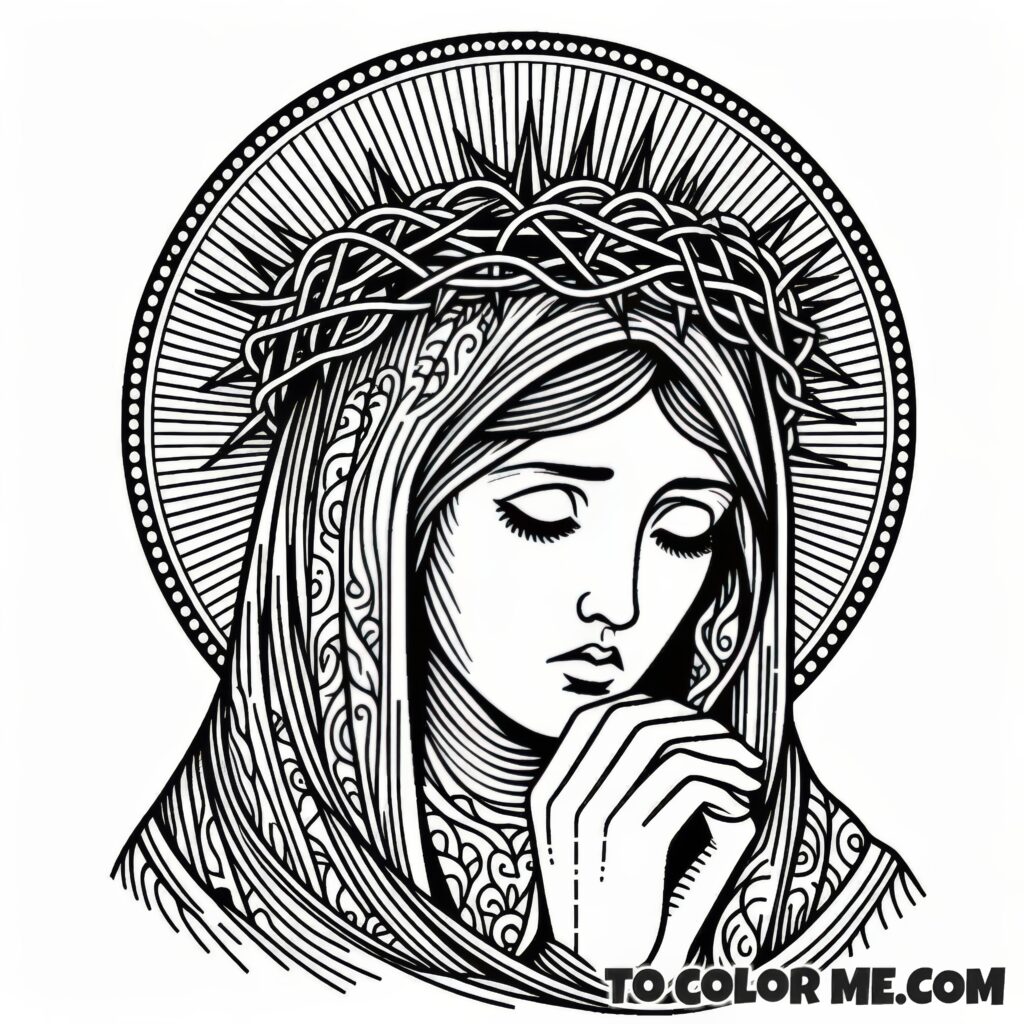 Youthful Devotion: St. Rose of Lima Sheet