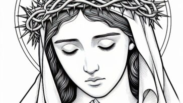 Vocational Struggle: Saint Rose Coloring Page