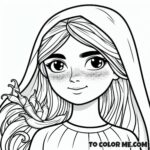 Penance and Prayer: St. Rose of Lima Sheet