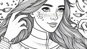 Spiritual Determination: Rose Coloring Activity
