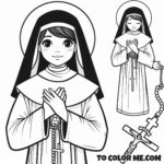 Virtuous Resistance: Rose of Lima Sheet