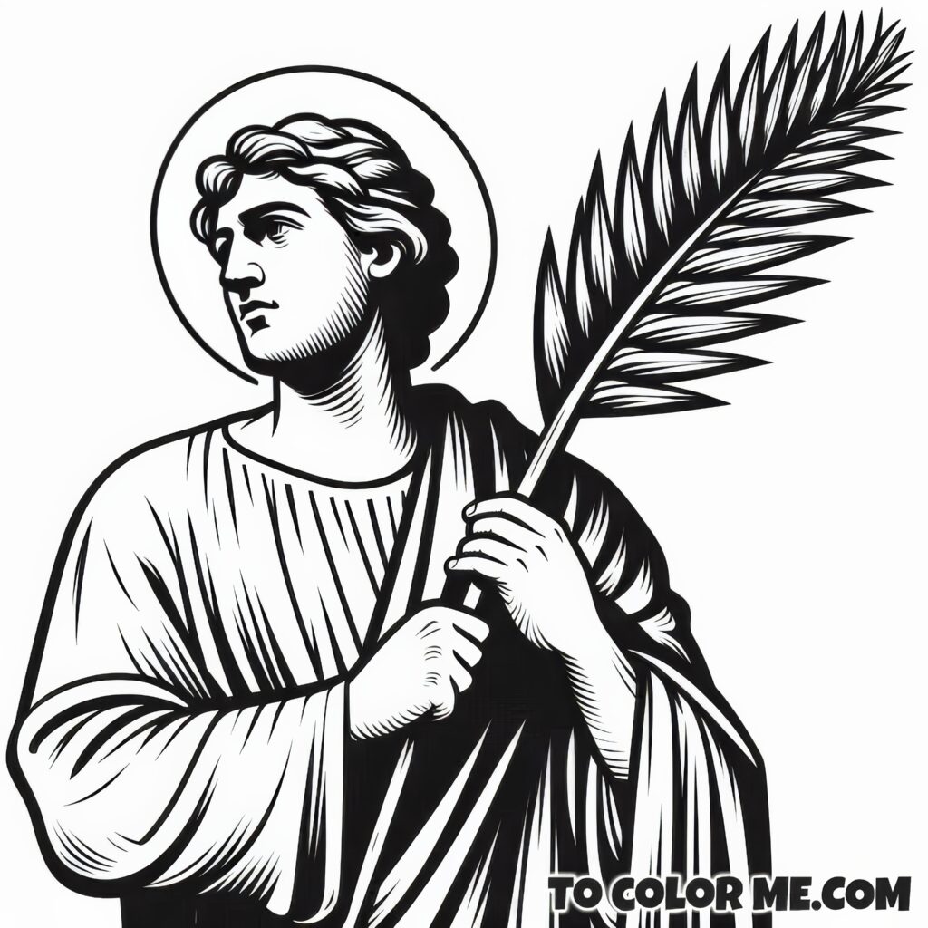 Catholic Monarch Coloring: Saint Stephen of Hungary