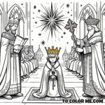 Hungarian Saint Coloring: King Stephen's Legacy
