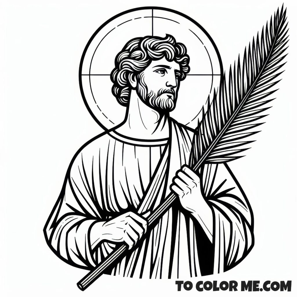 Assumption Day Saint: Stephen of Hungary Coloring