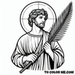 Assumption Day Saint: Stephen of Hungary Coloring