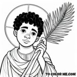 Hungarian Royal Saint: Stephen Coloring Sheet