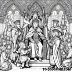 Hungary's Holy King: Stephen Coloring Sheet