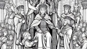 Hungary's Holy King: Stephen Coloring Sheet
