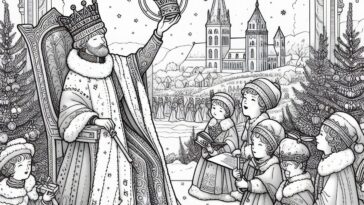 Hungarian Evangelizer: Saint Stephen Coloring Page